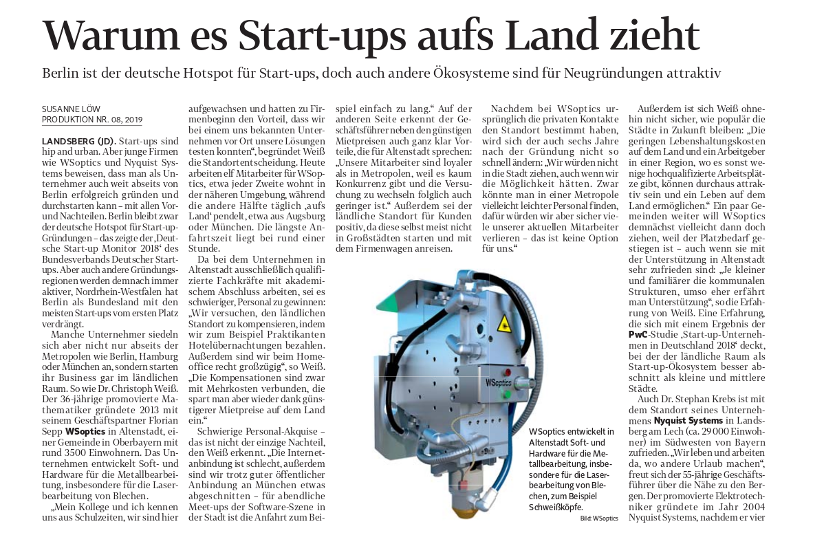 Warum es Start-ups aufs Land zieht